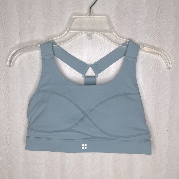 🆕 SWEATY BETTY Women's Power Medium Racer Back Workout Sports Bra SIZE SMALL - Picture 3 of 6